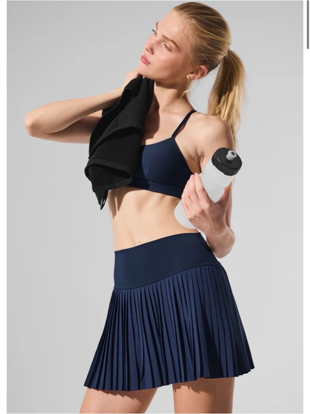 Alo - Grand Slam Tennis Skirt - Navy